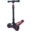 45356 3 detska trikolova kolobezka story 2v1 deluxe se sviticimi kolecky mini scooter cerno cervena