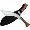 59161 7 maceta z nerezove oceli kukri s drevenou rukojeti 33 5 cm