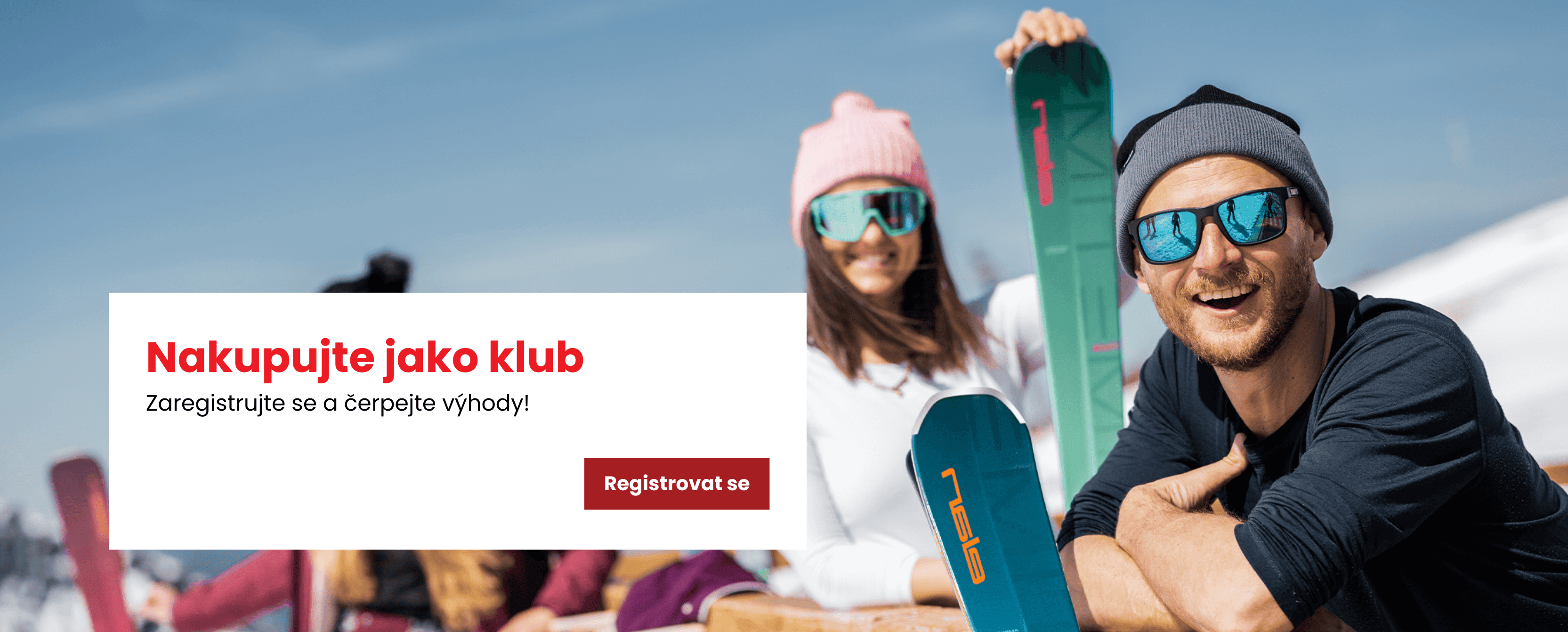 Nakupujte jako klub za výhodné ceny vybavení pro servis lyží