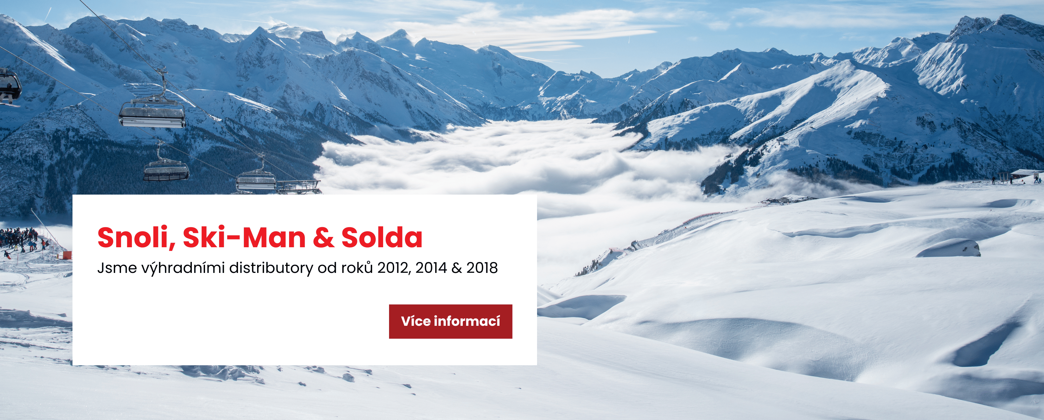 Snoli, Ski-Man & Solda - jsme výhradní distributoři do České republiky a na Slovensko