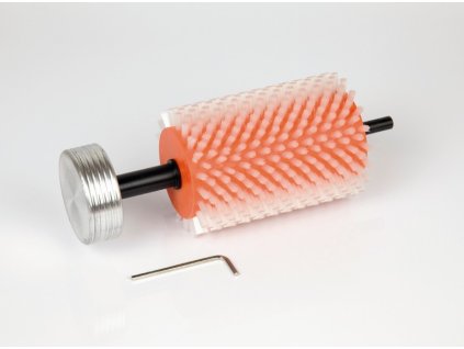 Kartáč rotační Nylon 110mm + rotační osa