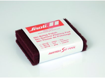 Fibertex, brusný polštářek, šedý, střední 4ks