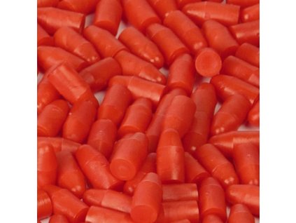 Záslepky ohnivě červené, plastové ucpávky do děr po šroubech vázání 4,5 mm, 1000 ks