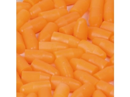 Záslepky svítivě otranžové, plastové ucpávky do děr po šroubech vázání 4,5 mm, 1000 ks