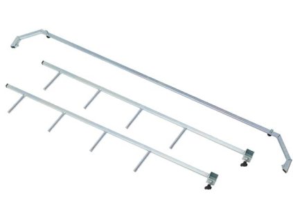 Držák na dva páry lyží na Profi servisní stůl (třídílná sestava)