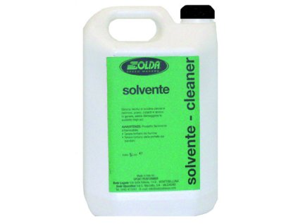 SOLDA CLEANER in metal container of lt 5 (čistič / smývač v plechové dóze 5l - určeno pro velmi špinavé podklady) hořlavina