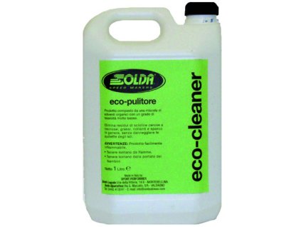 SOLDA ECO CLEANER in metal container of lt 5 (Ekologický čistič / smývač v plechové dóze 5l - vhodný pro všechny podklady) hořlavina