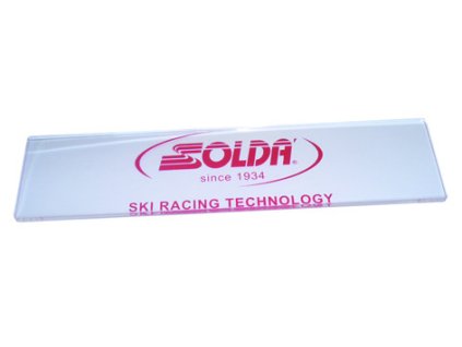 SOLDA Plexiglass scraper for  snowboards (Plastováškrabka na SNB)
