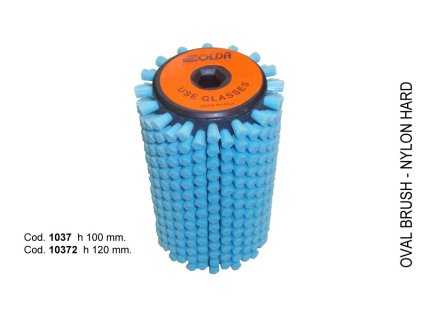 SOLDA Hard nylon roto brush  mm 120 (Nylonový rotační kartáč 120mm - tvrdý nylon)