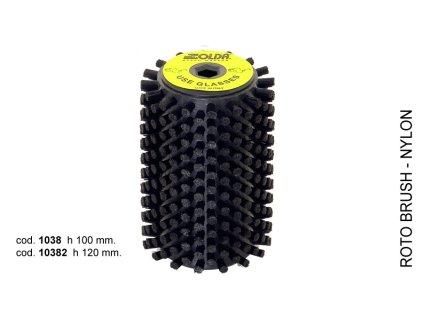 SOLDA Nylon roto brush  mm 120 (Nylonový rotační kartáč 120mm)