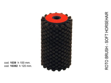 SOLDA Horsehair roto brush  mm 100 (Koňská žíně - rotační kartáč 100mm)