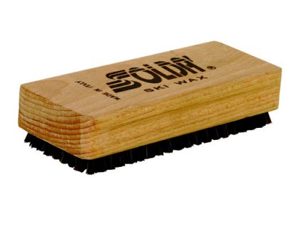 SOLDA Horsehair flat brush 11x6 cm (Kartáč koňská žíně - ruční, plochý)