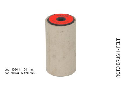 SOLDA Felt roto brush  mm 120 (Kartáč rotační - filc, plsť 120mm)