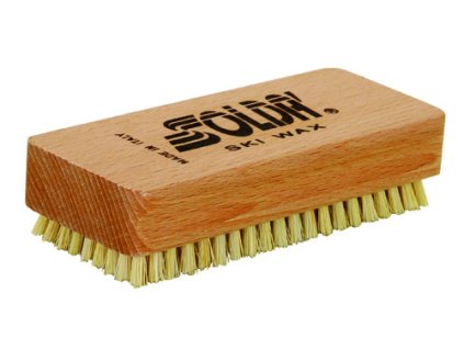 SOLDA Tampico flat brush 11x6 cm (Kartáč - ruční, plochý z přírodních vláken)Tvrdší než tvrdý nylon