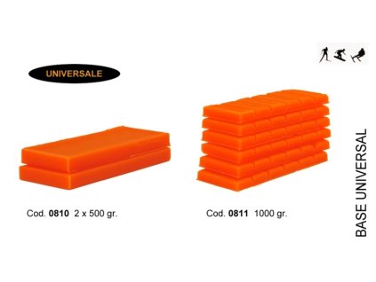 SOLDA BASE  ( n.2 X gr 500) (Základní univerzální 100% hydrocarbon balení 2x500g ) Teplota sněhu 0°/-10°C
