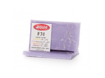 SOLDA F31 HIGH FLUOR       (2 X gr 250 ) Fialový: teplota sněhu -7°/-10°C nebo teplota vzduchu -4°/-14°C