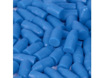 Záslepky vodově modré, plastové ucpávky do děr po šroubech vázání 4,5 mm, 500 ks