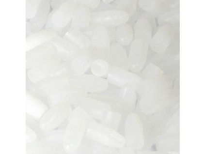 Záslepky transparentní, plastové ucpávky do děr po šroubech vázání 4,5 mm, 500 ks