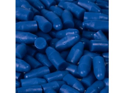 Záslepky modré signální, plastové ucpávky do děr po šroubech vázání 4,5 mm, 500 ks