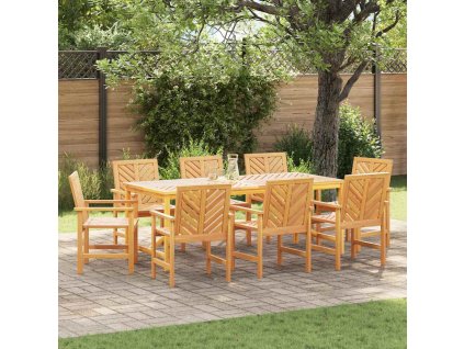 Zahradní jídelní židle 8 pcs Hnědá 59 x 62.5 x 89 cm 3154133