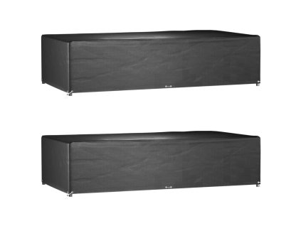 Plachty na zahradní nábytek 2 ks 12 oček 315x160x75 cm obdélník 3155364