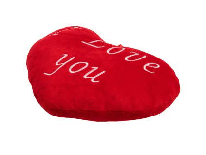 11240 srdce polstar i love you cerveny 26 cm