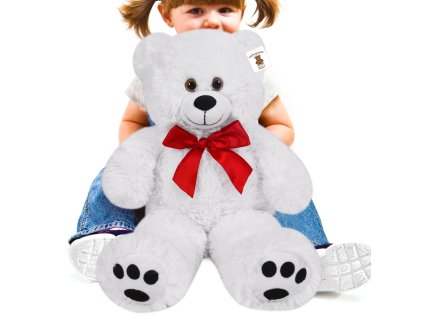 11294 1 plysovy medvidek l bily 50 cm