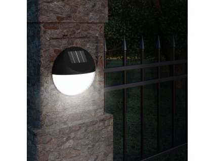 11309 4 sada nastennych led solarnich svetel 6 ks 11 cm bile