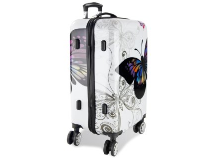11324 3 cestovni kufr butterfly 66 l polykarbonat