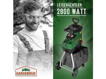 11330 tichy zahradni drtic gardebruk 3100 w se 2 sbernymi vaky 60 l
