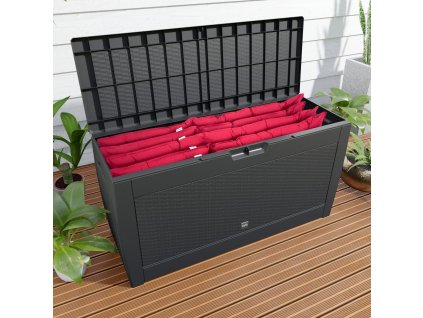 11360 1 ulozny box rato 310 l antracitovy ratanovy vzhled