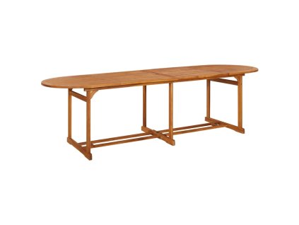 Zahradní jídelní stůl 280 x 90 x 75 cm masivní akáciové dřevo 315950