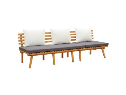 Zahradní denní postel 200x65 cm masivní akáciové dřevo 316263