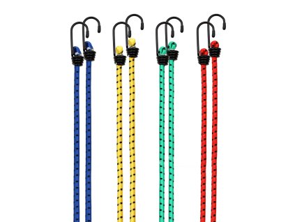 11642 2 sada elastickych pasku 8 ks 40 az 100 cm s kovovymi haky