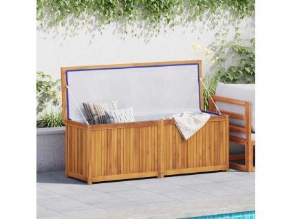 Zahradní box 150 x 50 x 55 cm masivní teakové dřevo 318733