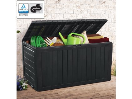 11972 2 ulozny box keter marvel plus 270 l antracit na koleckach