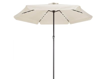 12005 7 led slunecnik athen kremovy 330 cm uv ochrana 80