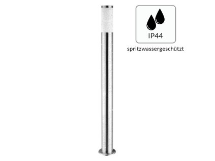 Cestovní svítidlo z nerezu Ivy 100 cm, IP44, E27