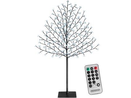 12260 7 led strom tresnovy 220 cm s dalkovym ovladanim venkovni