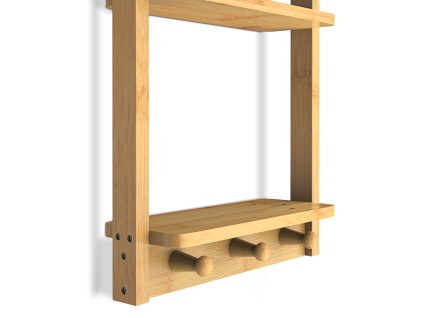 12524 bambusova policka do sprchy 70 28 5 10 cm se 3 policemi