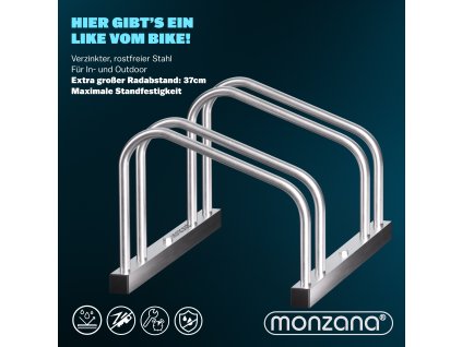 12698 6 stojan na kolo pro 2 jizdni kola 50 32 27 cm monzana