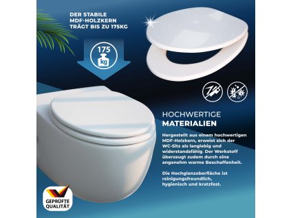 12842 wc sedatko s tichym zaviranim bile mdf 45 7 38 cm