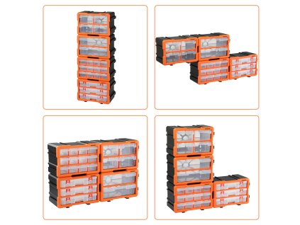 13172 organizer na drobne dily 72 prihradek monzana