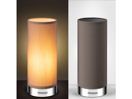 13430 5 dotykova stolni lampa poppy 2 ks taupe led stmivatelna
