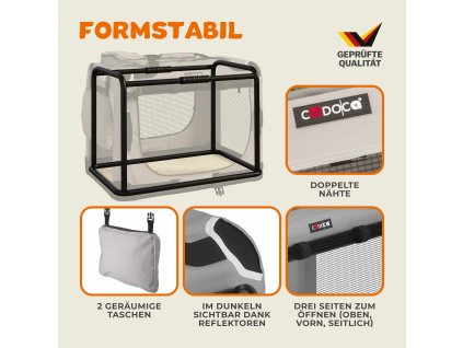 13565 2 prepravka pro psa xxxl 101 69 70 cm seda