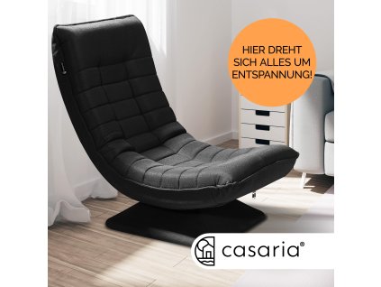 13772 2 polohovaci relaxacni kreslo aberdeen cerna latka