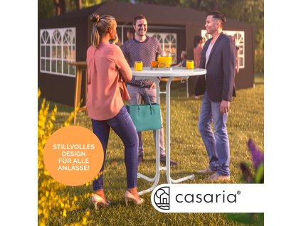 13790 2 skladaci barovy stul bily 110 cm kulaty stabilni