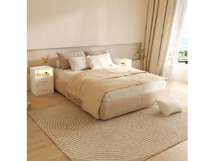 13814 1 nocni stolek jamie sada 2 ks bily 55 40 28 cm