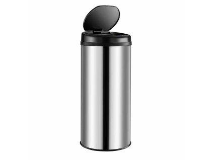 13949 5 senzorovy odpadkovy kos 40 l stribrny nerez