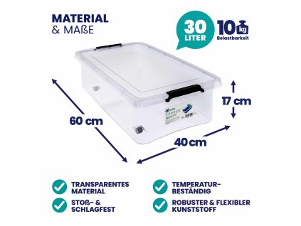 14183 4 ulozny box pruhledny 60 40 17 cm 30 l